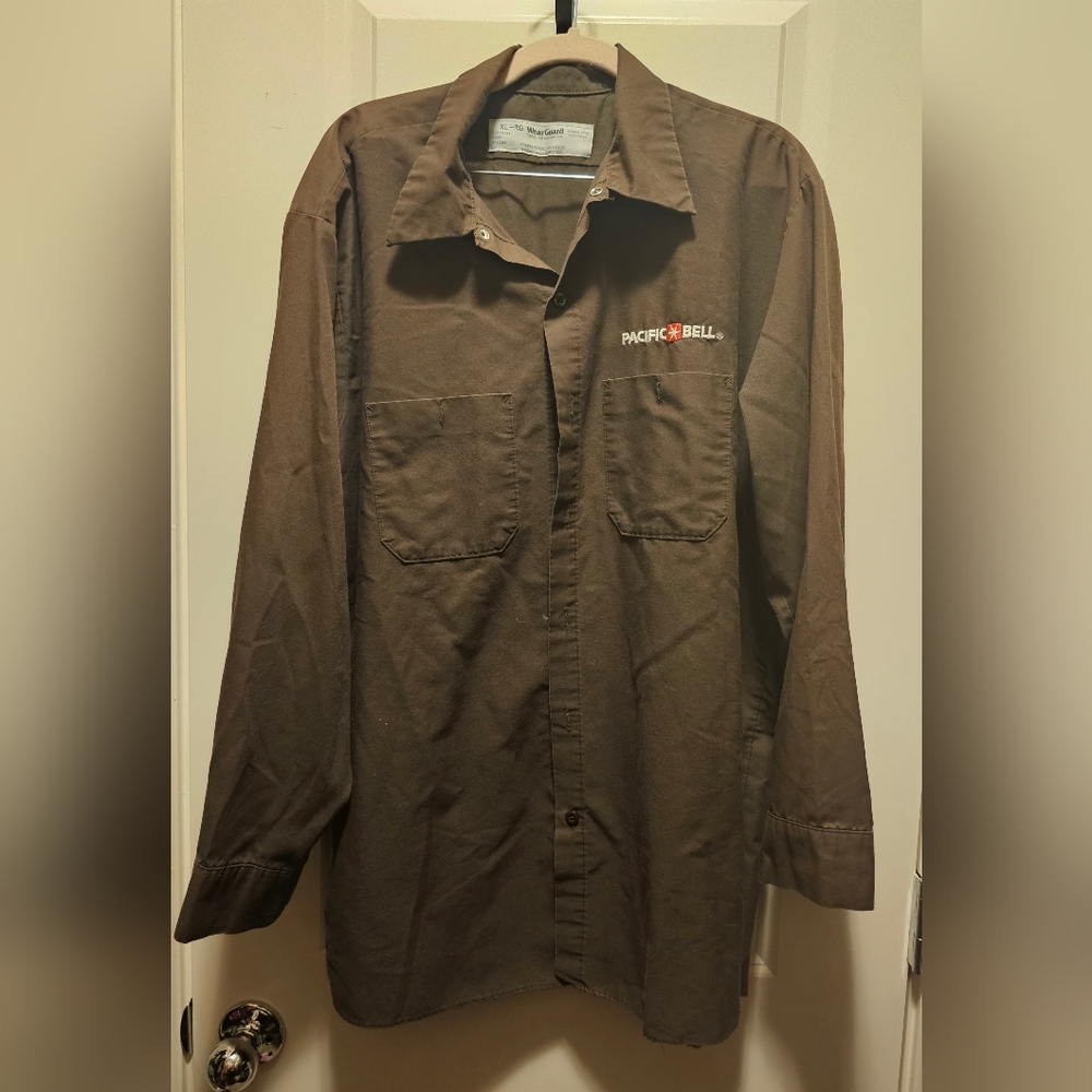 Vintage Pacific Bell work shirt XL